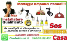 Vendita montaggio lampadario roma eur con 20 euro 