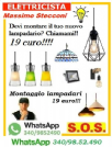 montaggio lampadario e plafoniera su tutta roma con 19 euro