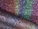 Vendita tessuto glitterato arcobaleno da pelletteria e calzatura 