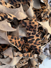 Vendita ritagli pelle cavallino leopardato
