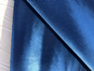 Vendita scampolo velluto liscio doppiato azzurro
