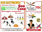 Vendita ventilatore a soffitto o lampadario da 23 euro 