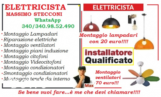 Vendita elettricista riparazioni roma montagnola 
