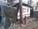 roulotte con doppia veranda,gazebo e tenda cucina e sgabuzzino