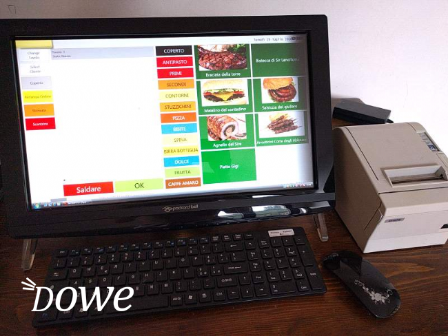Vendita  gestionale pos ristorante touch stampante tablet 