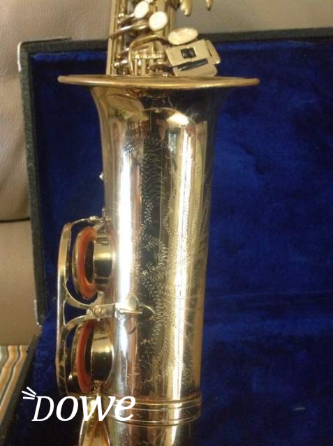 Vendita  sax alto con campana decorata 