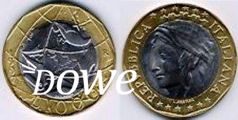 Vendita  monete da lire 1000 anno 1997 