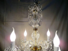Vendita  lampadario 12 luci in cristallo di boemia 