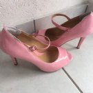 scarpe vernice rosa 