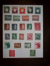 lotto di francobolli tedeschi anni 30 40