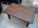 tavolino basso da salotto in legno massello